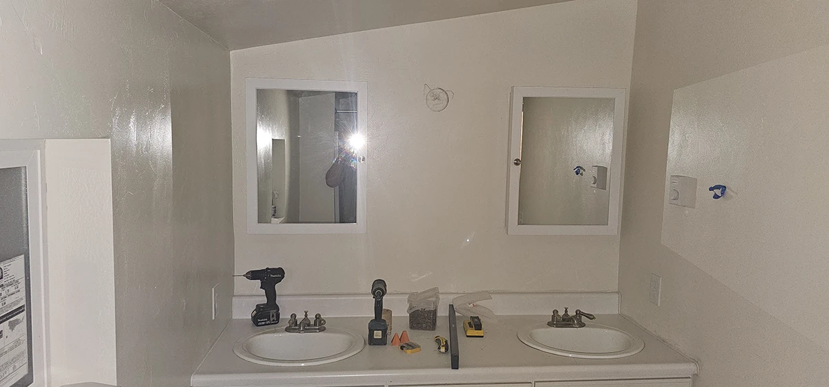 New Bathroom with Delta Fixtures