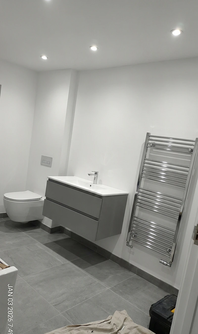 Bathroom Remodels Custom Tiled Shower with Niche